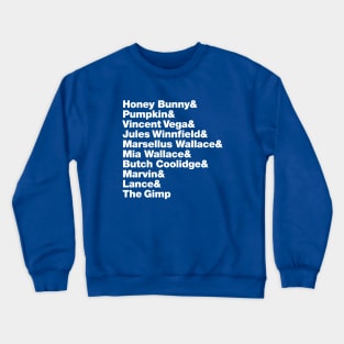 Pulp Fiction Helvetica Crewneck Sweatshirt